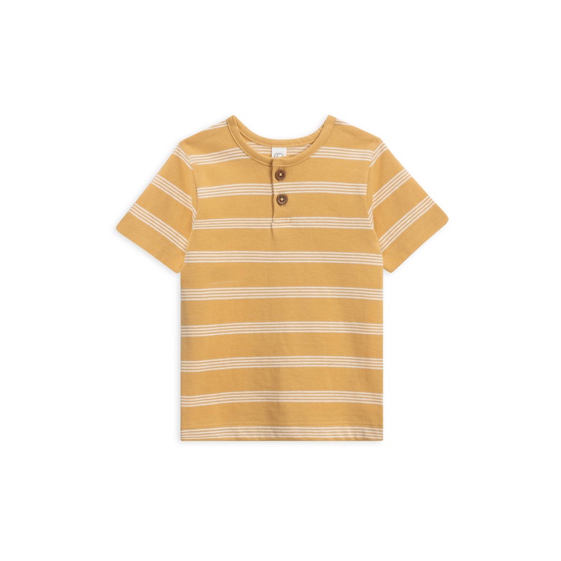 Colored Organics – Organic Baby Reef Henley Crew Neck Tee 2T