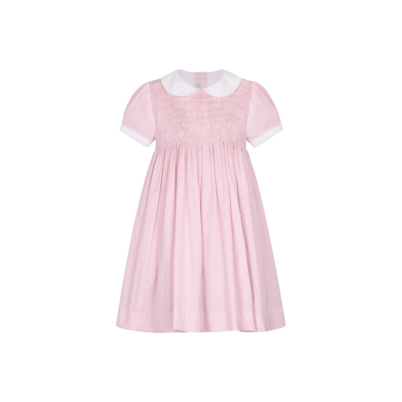 Pink Nella Smocked Dress Pink 9 – 12M