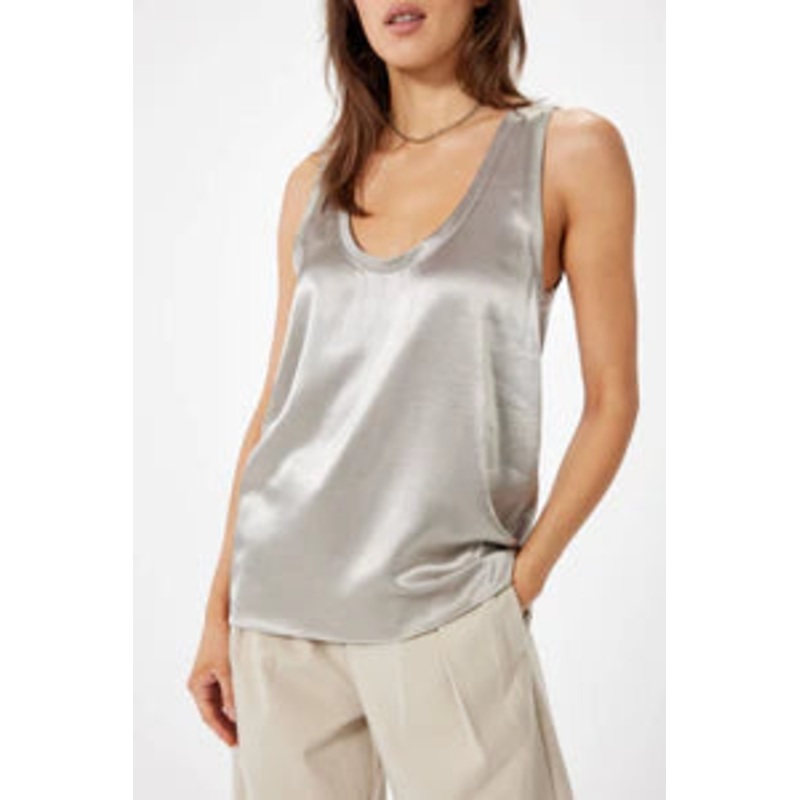 Basic Satin Tank XS