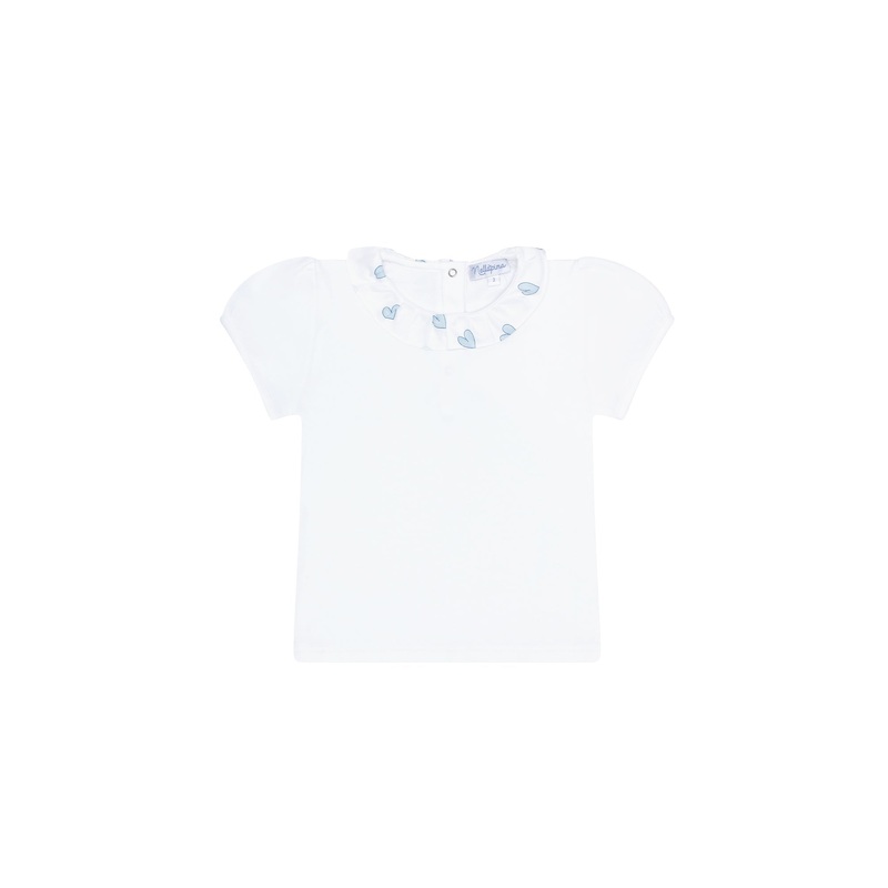 Blue Heart Print Tee Blue 9 – 12M