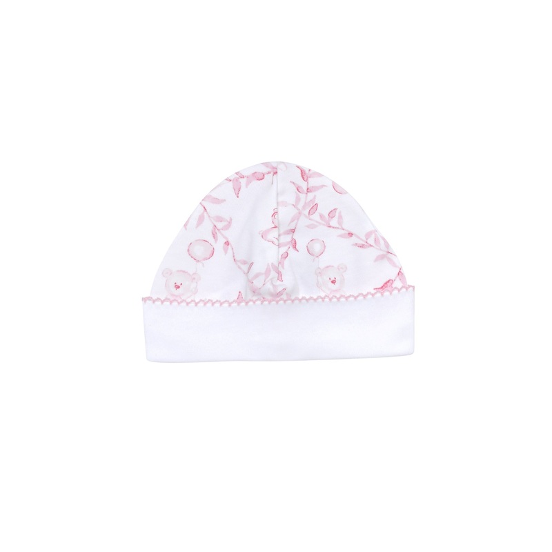 Pink Bears Trellace Hat Pink One Size