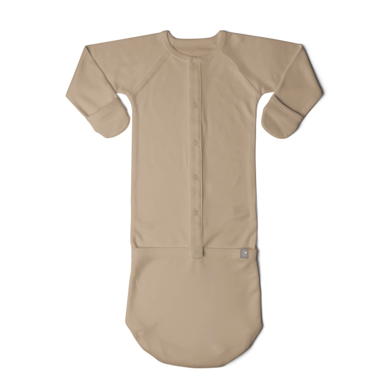 PREEMIE 24 HOUR CONVERTIBLE GOWN | SANDSTONE Preemie