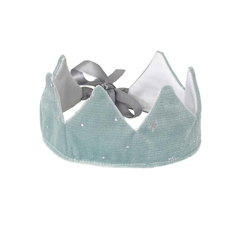 Prince First Year Pillow & Crown Gift Set Blue