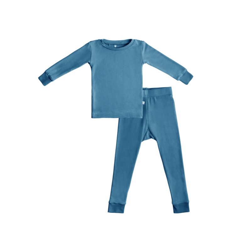 Toddler/Kids Bamboo Pajamas – Ocean Blue 2T