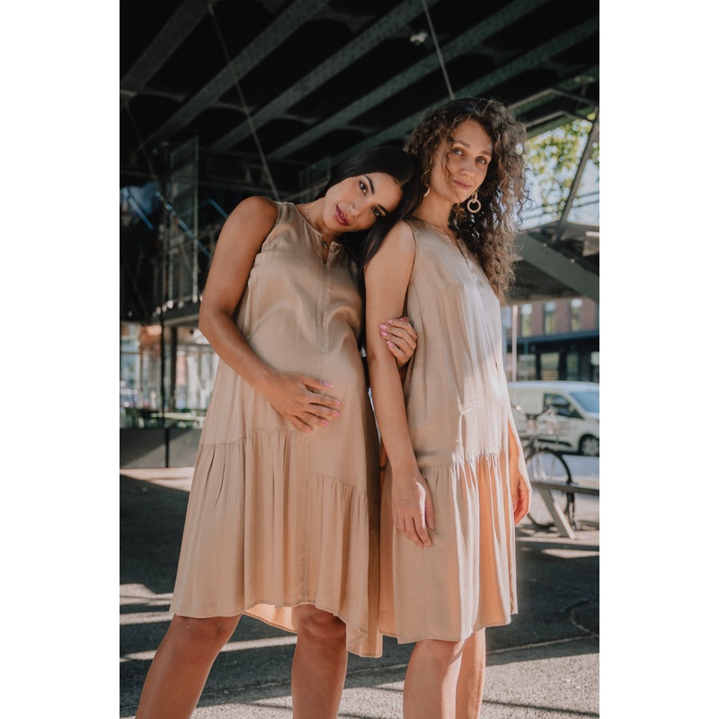 The Violette Dress XS Mustard Yellow