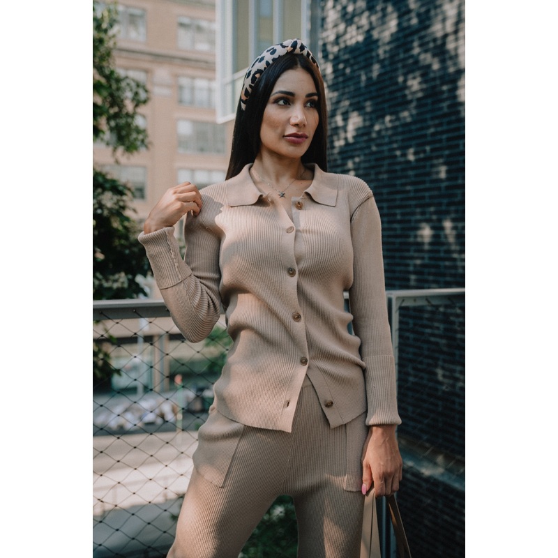 Chelsea Sweater XS Dark Tan