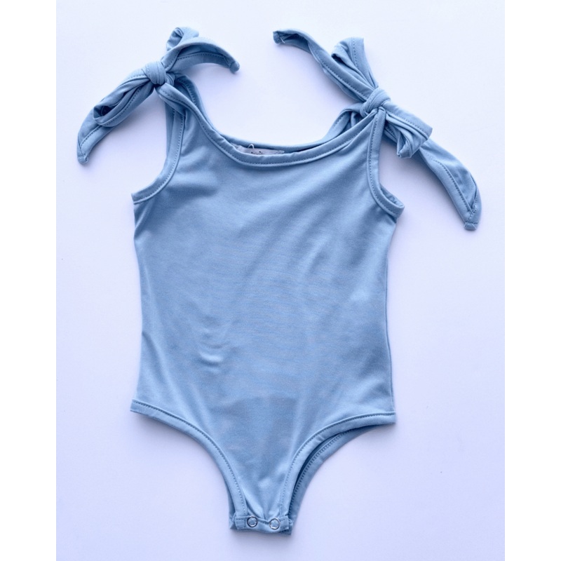 Madden Tie Shoulder Tank Top & Leotard – Light Blue 0-3months