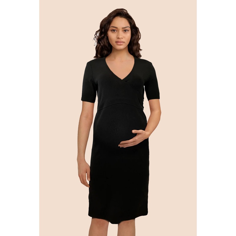 Ella Knit Dress XS Black