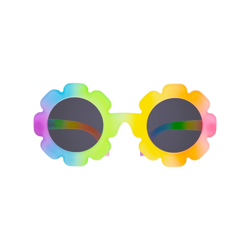 Babiators – Baby Sunglasses Original Flower: Flower Power | Smoke Lenses: Ages 6+
