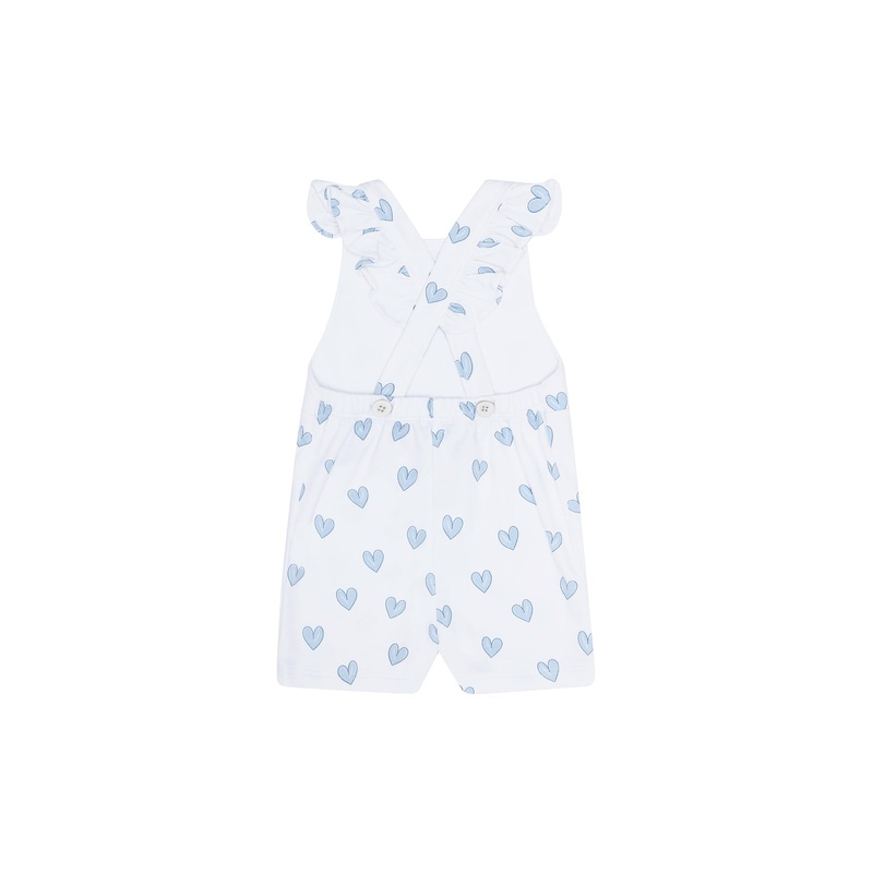 Blue Heart Print Romper Blue 12 – 18M