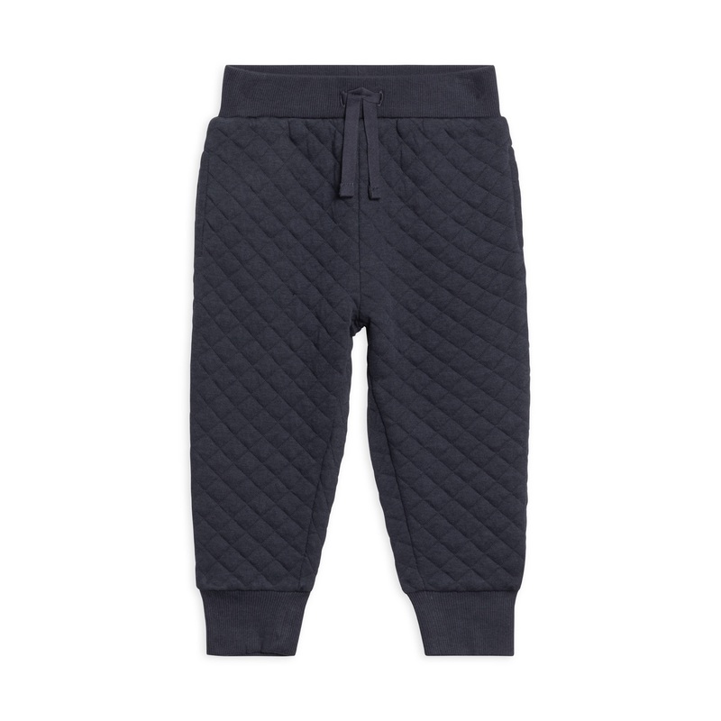 Colored Organics – Hoyt Quilted Jacquard Jogger Navy 0-3m