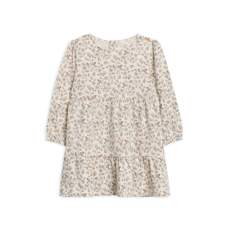 Colored Organics – Sofia Long Sleeve Tiered Dress 6-12m