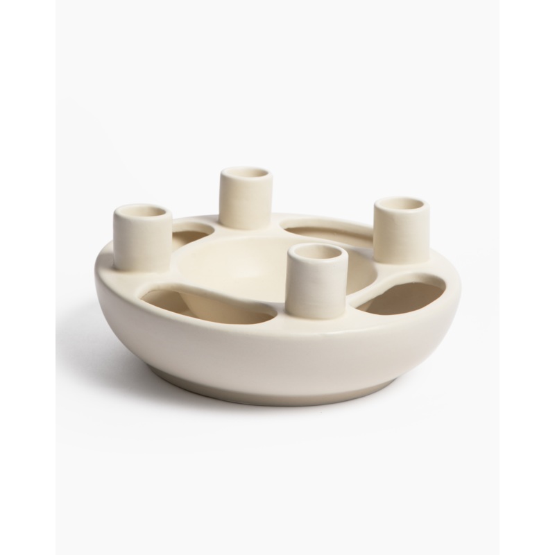 Modern Ceramic Advent Wreath