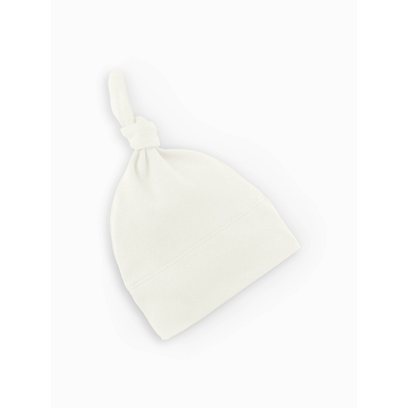 Colored Organics – Organic Baby Classic Knotted Hat Ivory NB
