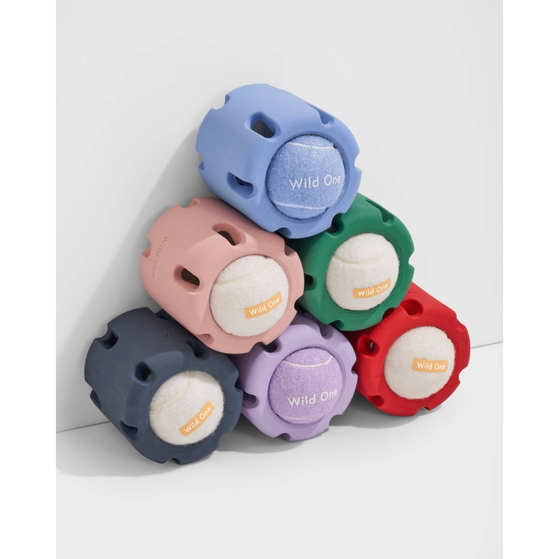 Wild One – Tennis Tumble Interactive Dog Toy Moonstone