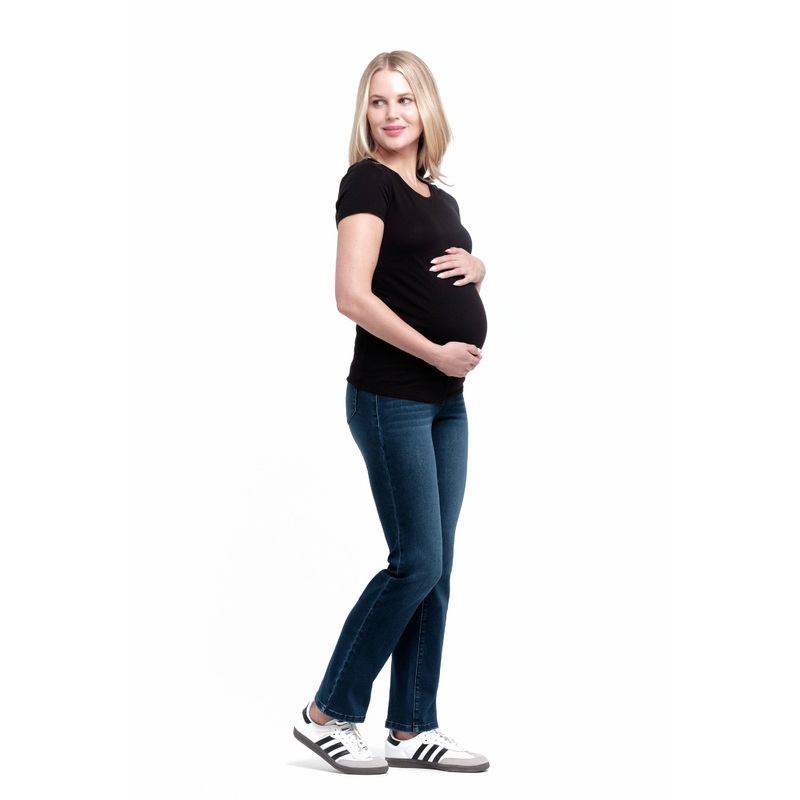 1822 Denim – Maternity 30″ Better Butter Slim Straight Jean in Lanie 00/24