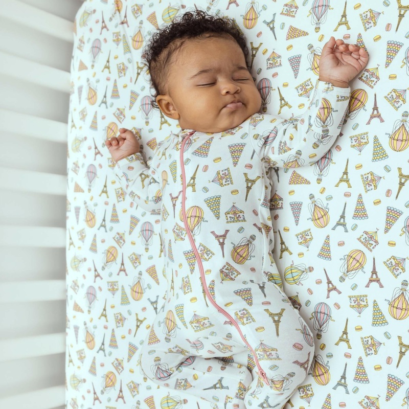 Organic Footie – Paris Newborn