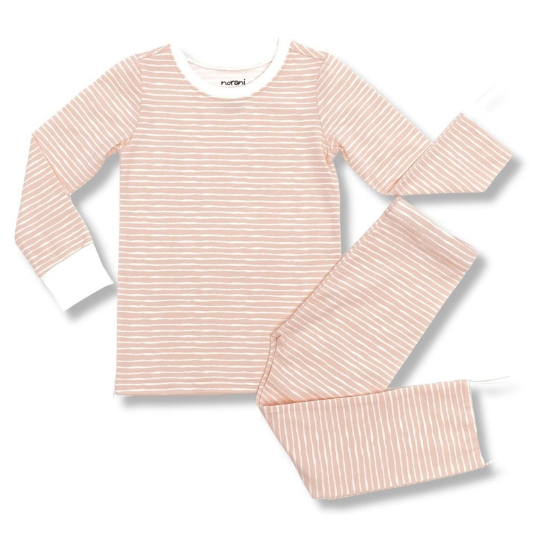 Kids Pajamas – Pink Stripes 12-18 Months