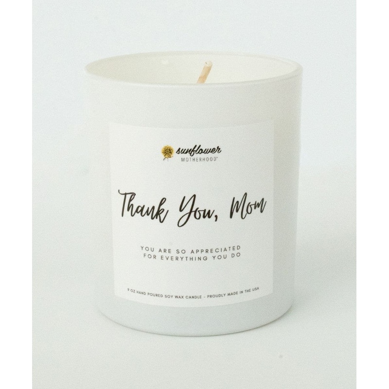 Sunflower Motherhood – Thank You Mom Candle