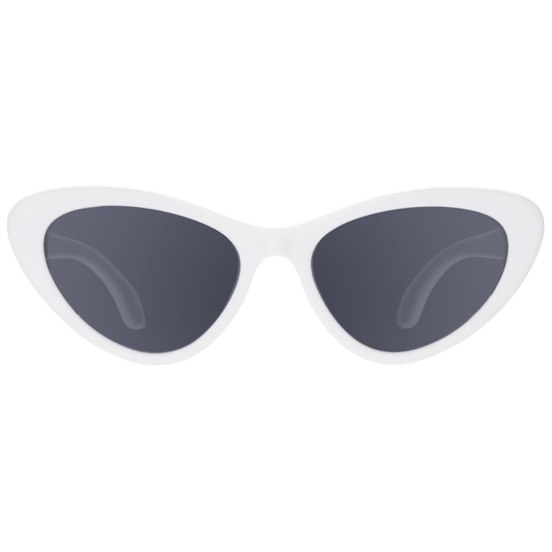 Babiators – Wicked White Kids Cat-Eye Kids Sunglasses ( UV Protection): Age 3-5 / Cat Eye