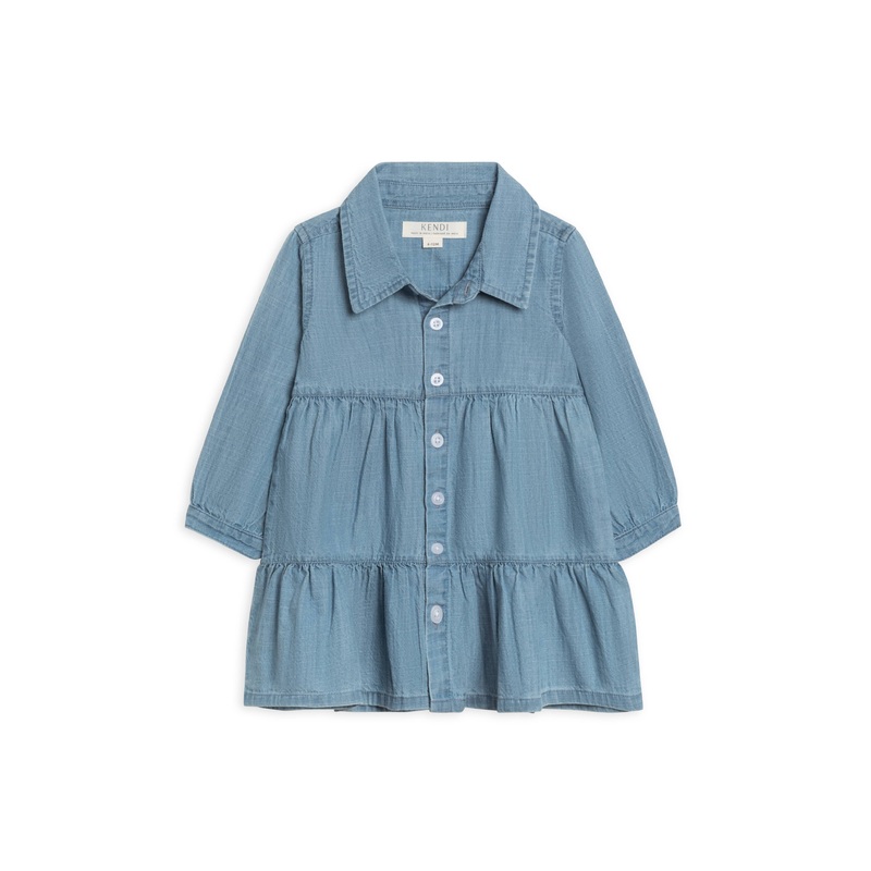 Colored Organics – Roxy Chambray Shirt Dress 2T