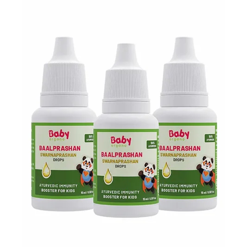 Babyorgano Suvarnaprashan Drops for Kids – 15 ml each