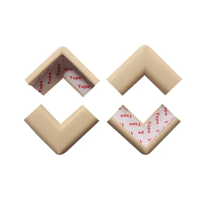 BabySafeHouse 4 Piece Furniture & Table Corner Edge Guards – Beige