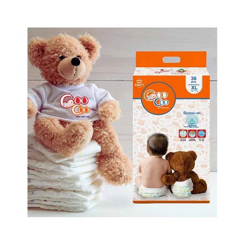 Coo Coo Baby Pullup Diaper Pants – XL (36 Pieces)