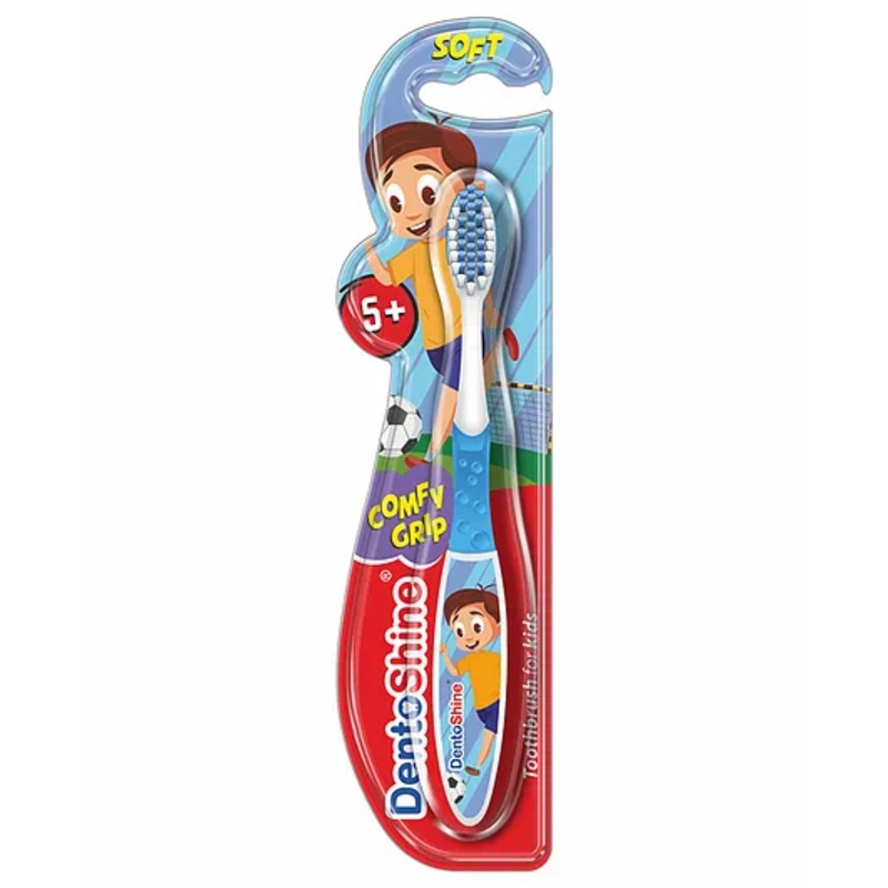 DentoShine Comfy Grip Toothbrush – Blue