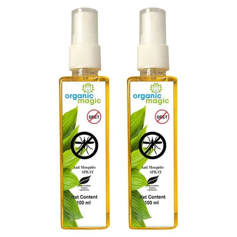 Organic magic Mosquito repellents Spray – Pack of 2