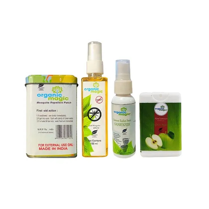 Organic magic Travelling Kit Combo – Pack of 4