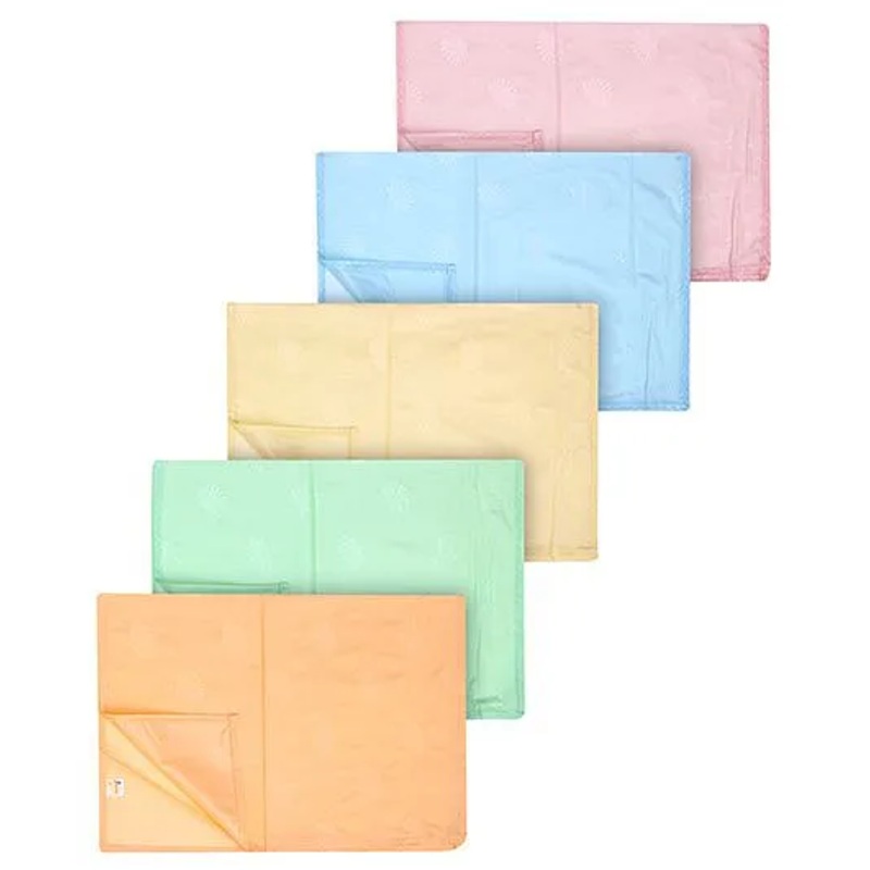 Tinycare Plastic Bed Protector Sheets Plain – Set Of 5