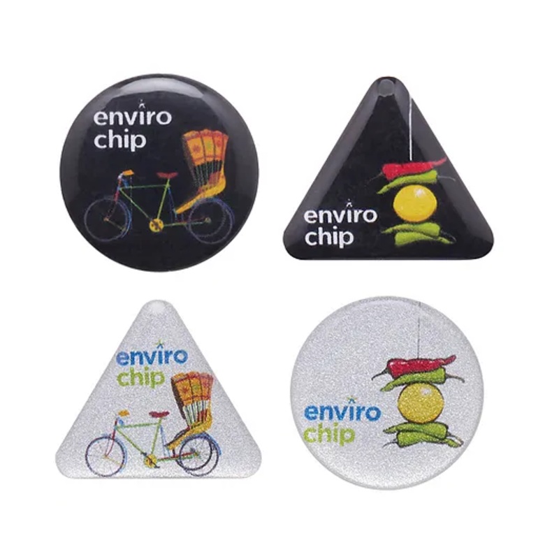 Envirochip Clinically Tested Radiation Protection Patented Chip for Mobile Kitsch Design Family Pack – 4 Chips