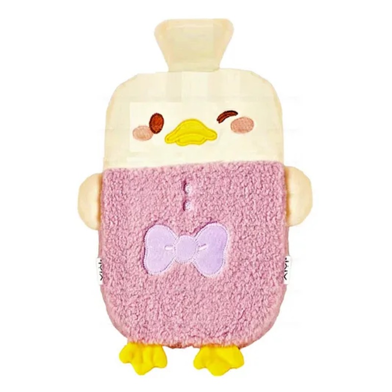 FunBlast Duck Design Hot Water Bag with Soft Cover 1000 ml – Purple