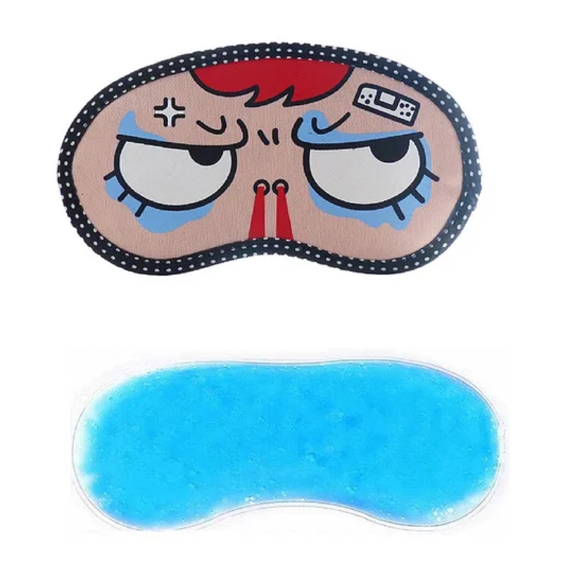 Jenna Super Angry Printed Sleeping Eye Mask With Cooling Gel