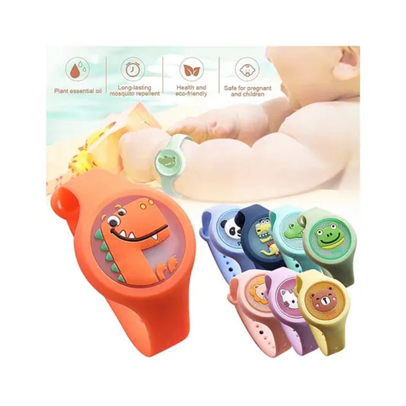 Luvlittle Mosquito Repellent Bands with Led Light Up Insect & Bug Pest Repeller Waterproof Bracelet Pack of 3 – MultiColour