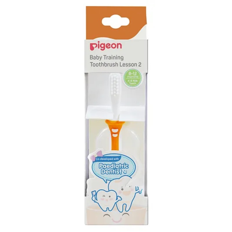Pigeon Training Toothbrush Lesson 2 – Orange