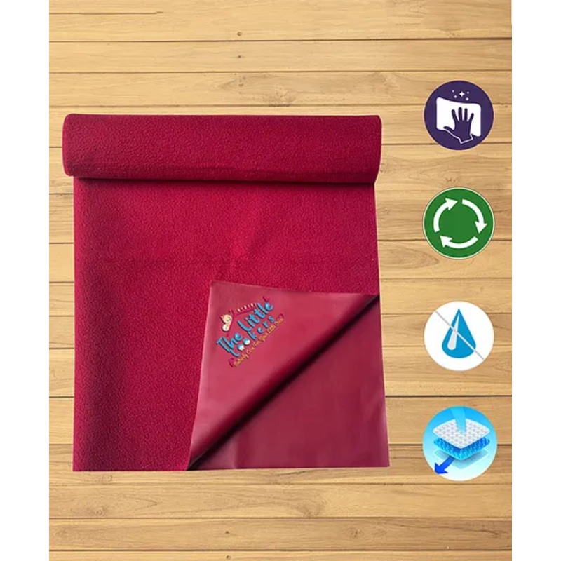 The Little Lookers Baby Dry Sheet Small – Maroon