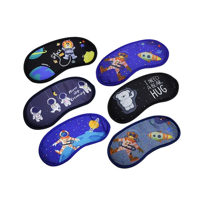 Asera Space Theme Sleeping Mask Pack of 6 – Multicolor