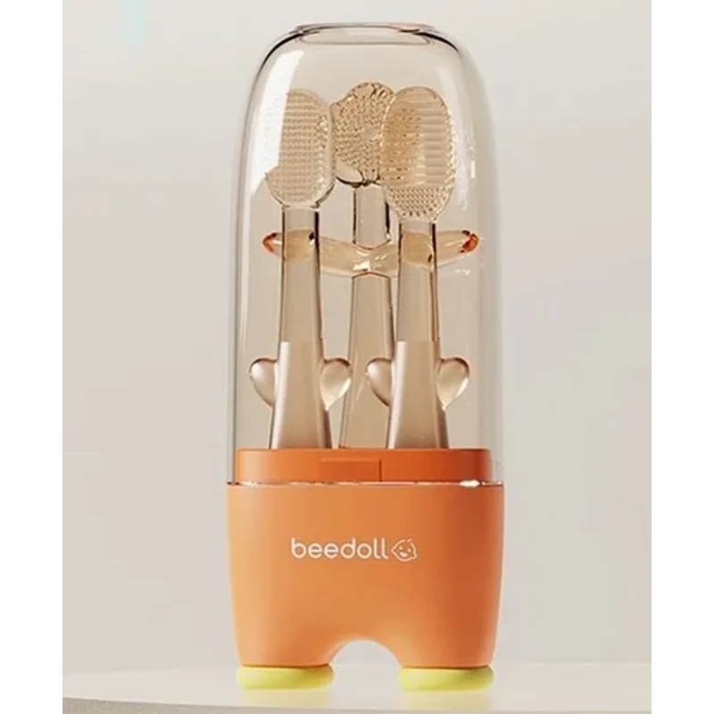 Baby Training Toothbrush Pack of 3 – Orange