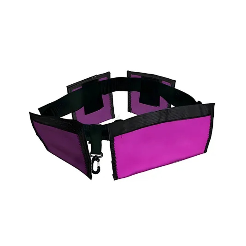 COZY VIBES Waist Diaper Bag With Adjustable Multi function 4 Pockets Belt- PACK OF 1- COLOR MAY VARY