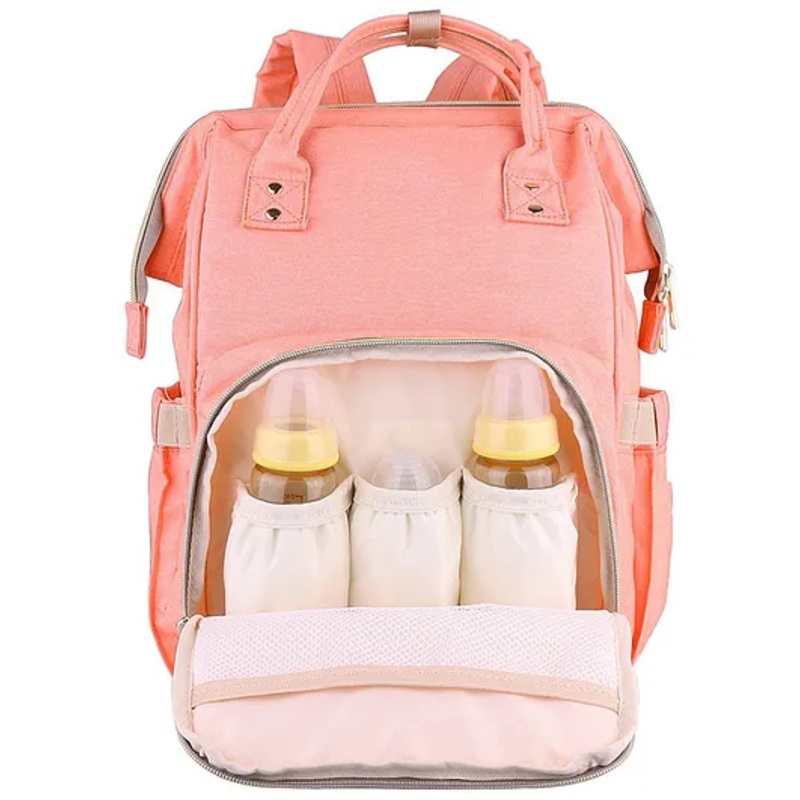 House of Quirk Baby Diaper Bag Maternity Backpack-Pink