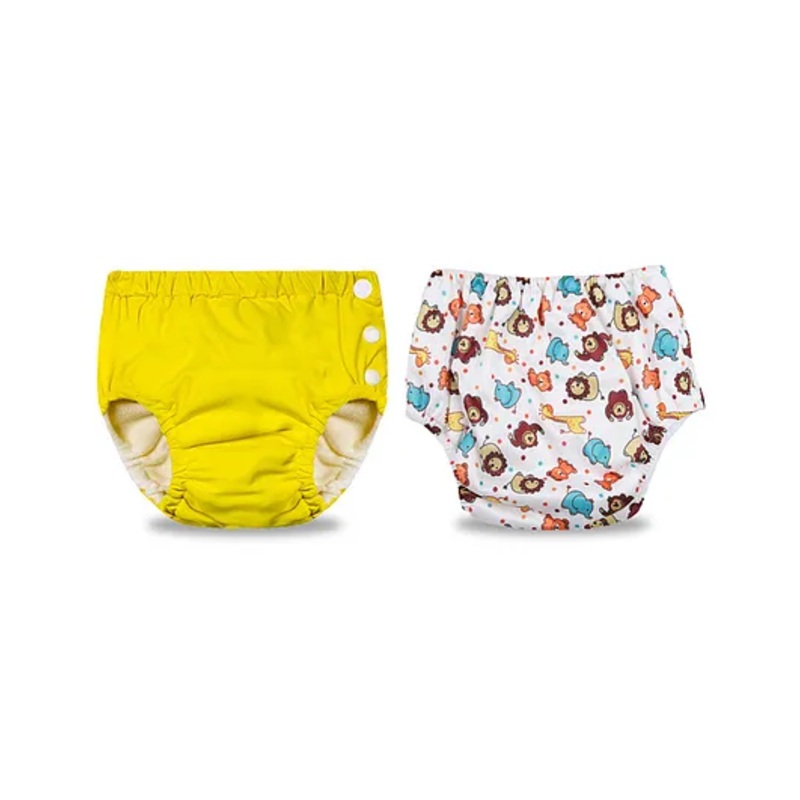 Chinmay Kids Reusable Swimwear Diapers Pack of 2 – Yellow & White