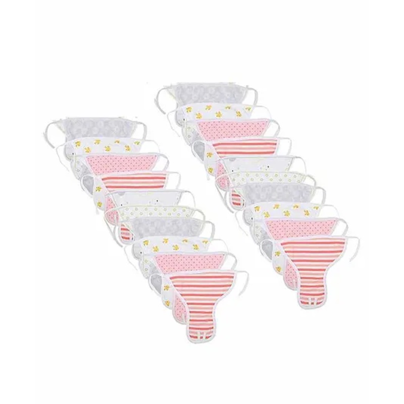 Chirsh Hosiery Cotton Cloth Nappies Pack of 20 – Multicolour