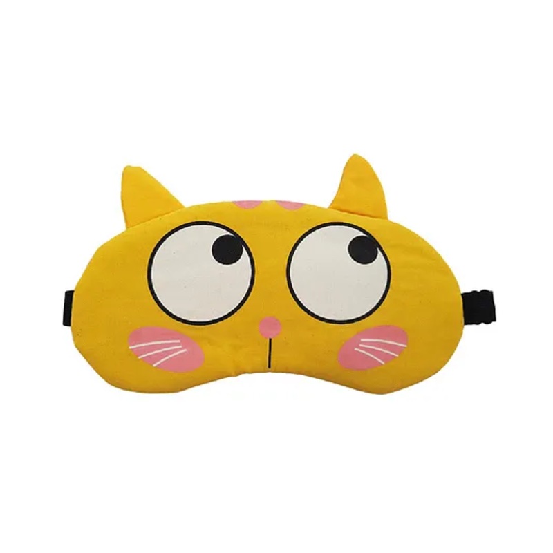 Jenna Cat Yellow Face Sleeping Eye Mask