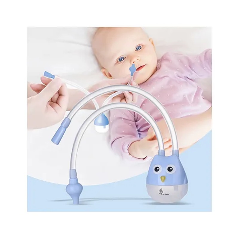 Ji and Ja Baby Nasal Aspirator, Nose Cleaner for Babies (0 to 5 Years) BPA Free Soft Silicone, Infants Snotsucker, Cold Relief, Easy to Clean, Travel Friendly