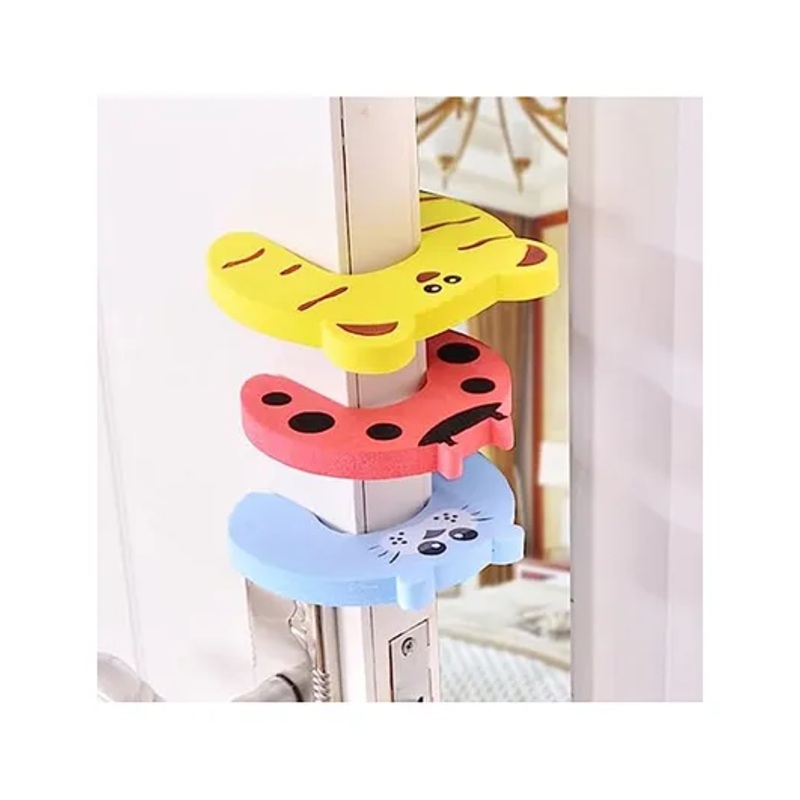 Ji And Ja Different Cartoon Animal Cushion 4 Pieces – Multicolour