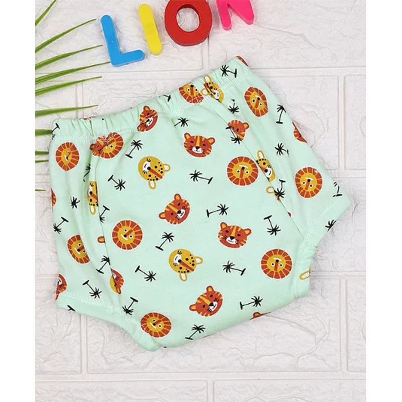 Moms Home Cotton Unisex Baby Padded Underwear -Lion- (6-12M)  Pack Of 1