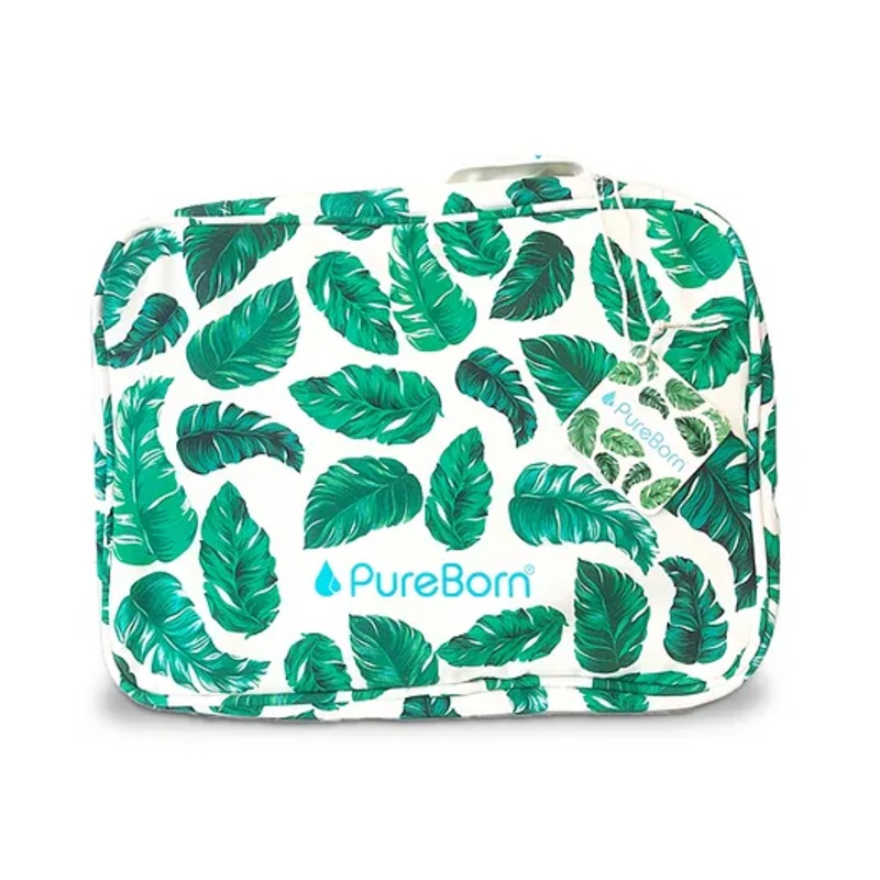 Pureborn Travel Eco Bag – White & Green