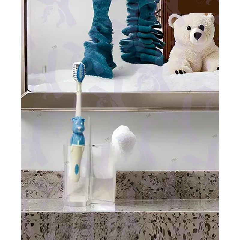 Yunicorn Max Kids Super Soft Bristles Stylish Bear Toothbrush with Protective Lid Cover – Colour may vary